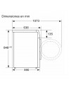 Lavadora Libre Instalación - Balay  3TS494XD, 9 Kg y 1400 RPM, Autodose, Inox