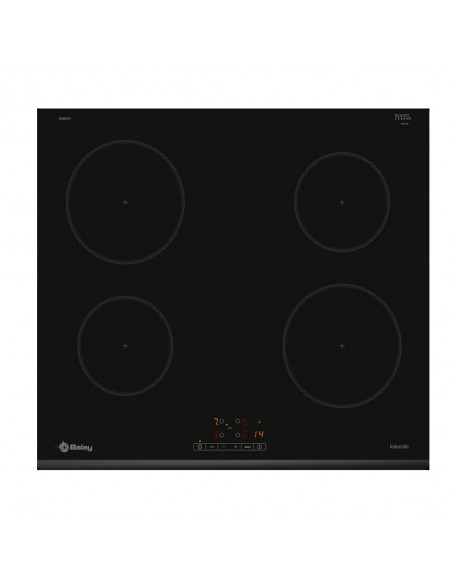 Placa Inducción - Balay 3EB861FR, 4 zonas de cocción, Función Sprint, Negro
