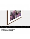 TV QLED - Samsung QE75LS03B, The Frame, 75 pulgadas, Procesador QLED 4K, Smart TV, Negro