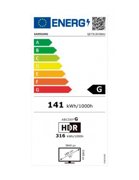 TV QLED - Samsung QE75LS03B, The...