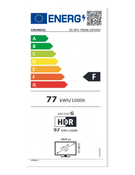 TV LED - Grundig 55GFU7800B, 55...