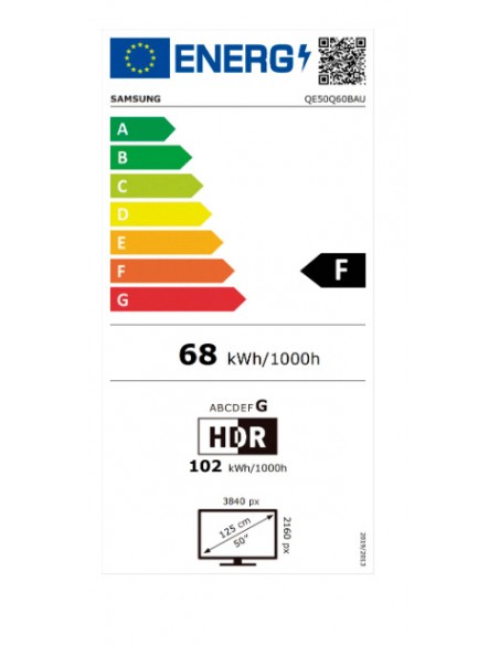 TV QLED - Samsung QE50Q60B, 50...