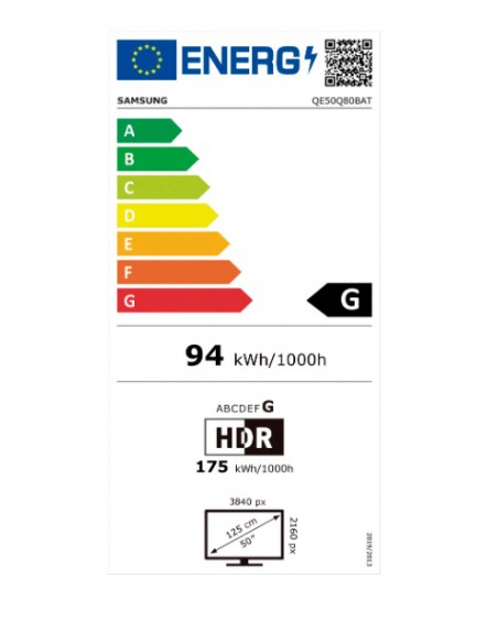 TV QLED SAMSUNG QE50Q80B