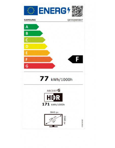 TV QLED - Samsung QE55QN85B, 55...