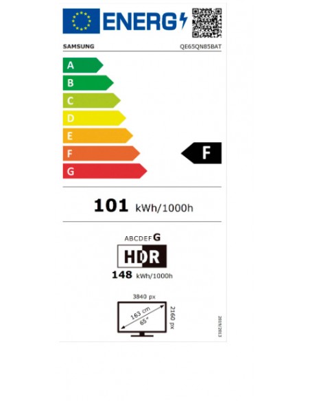 TV QLED - Samsung QE65QN85B, 65...