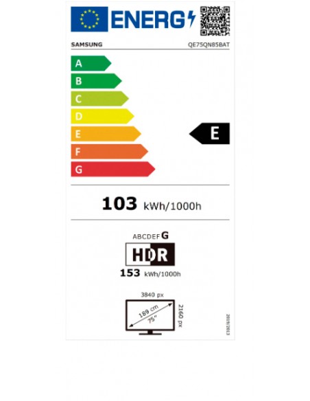 TV QLED - Samsung QE75QN85B, 75...