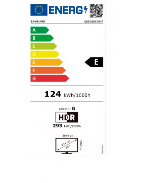TV QLED - Samsung QE85QN85B, 85...