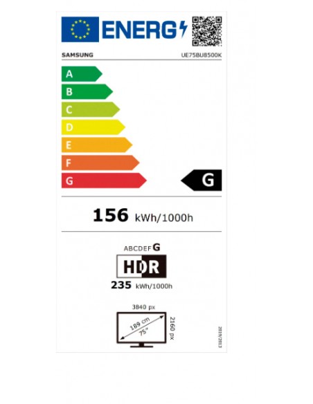 TV LED - Samsung UE75BU8500, 75...