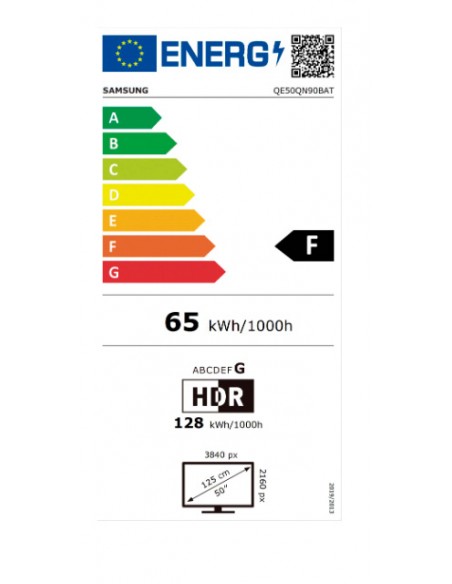TV QLED - Samsung QE50QN90B, 50...
