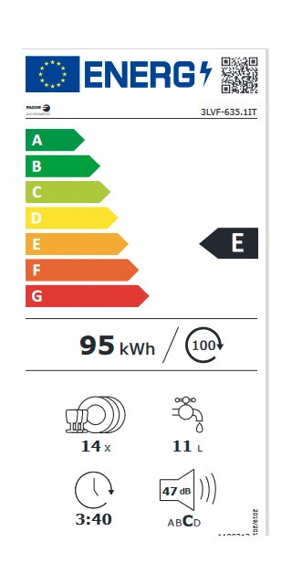 Etiqueta de Eficiencia Energética - 3LVF-635IT