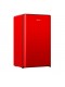Frigorífico Una Puerta -  Hisense RR106D4CRF, Cíclico, 0.87 metros, Rojo