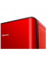 Frigorífico Una Puerta -  Hisense RR106D4CRF, Cíclico, 0.87 metros, Rojo