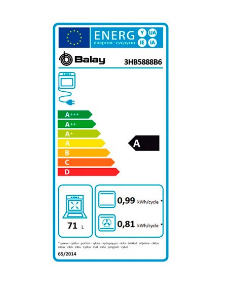 Horno Multifunción - Balay 3HB5888A6,...