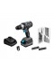 Taladro - Cecoraptor Perfect Drill 4020 Brushless Ultra, Batería 20 V y 4000 mAh,  2000 rpm, Torque 