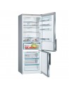 Combi Libre Instalación - Bosch KGN49AIDQ, No-Frost, 2.03 metros, HC, Inox