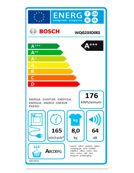 Secadora Condensación -  Bosch...
