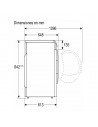 Secadora Condensación -  Bosch WQG245A0ES , Bomba de Calor, 9 Kg, Blanco