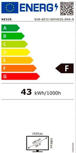 Etiqueta de Eficiencia Energética - NVR-8072-40FHD2SSMAN