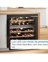 Vinoteca Integrable - Bosch KUW20VHF0, 0,82 x 0,30 metros, 21 Botellas, Negro