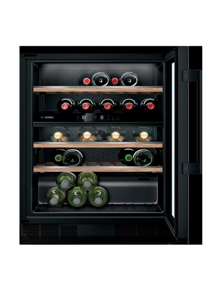 Vinoteca Integrable - Bosch KUW21AHG0, 0,82 x 0,60 metros, 44 Botellas,  Negro