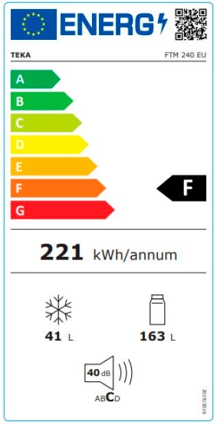 Etiqueta de Eficiencia Energética - 40672040