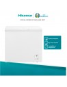 Congelador Arcón - Hisense FT237D4BW21, Eficiencia E, Blanco, Sin dispensador, Cíclico
