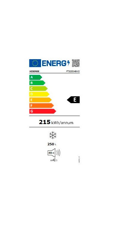 Etiqueta de Eficiencia Energética - FT325D4BW2
