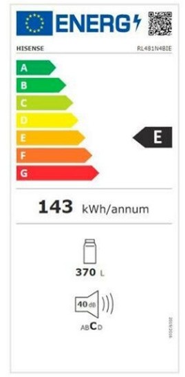 Etiqueta de Eficiencia Energética - RL481N4BIE