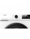 Lavadora Libre Instalación -  Hisense WFQP8014EVM, 8 Kg y 1400 RPM, Blanco