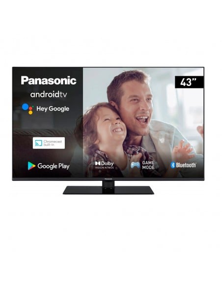 TV LED - Panasonic TX-43LX650, 43 pulgadas, 4K Ultra HD, Android TV, HDR,  Dolby Atmos