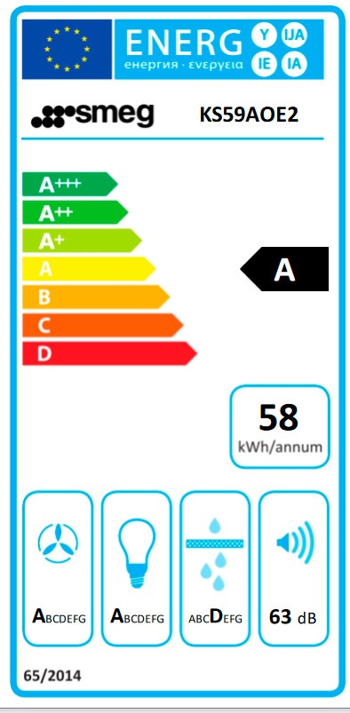 Etiqueta de Eficiencia Energética - KS59AOE2