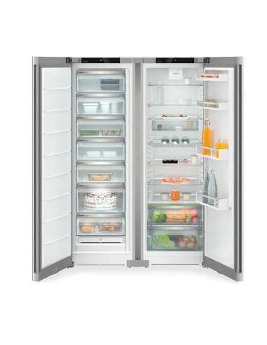 Frigorífico Side by - Liebherr 5220, No 1.85 metros, Plata