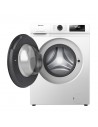 Lavadora Libre Instalación - Hisense WFQP9014EVM, 9 Kg y 1400 RPM, Vapor, Blanco