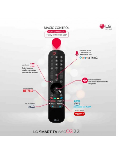 TV LED - LG 75QNED826QB, 75 pulgadas,...