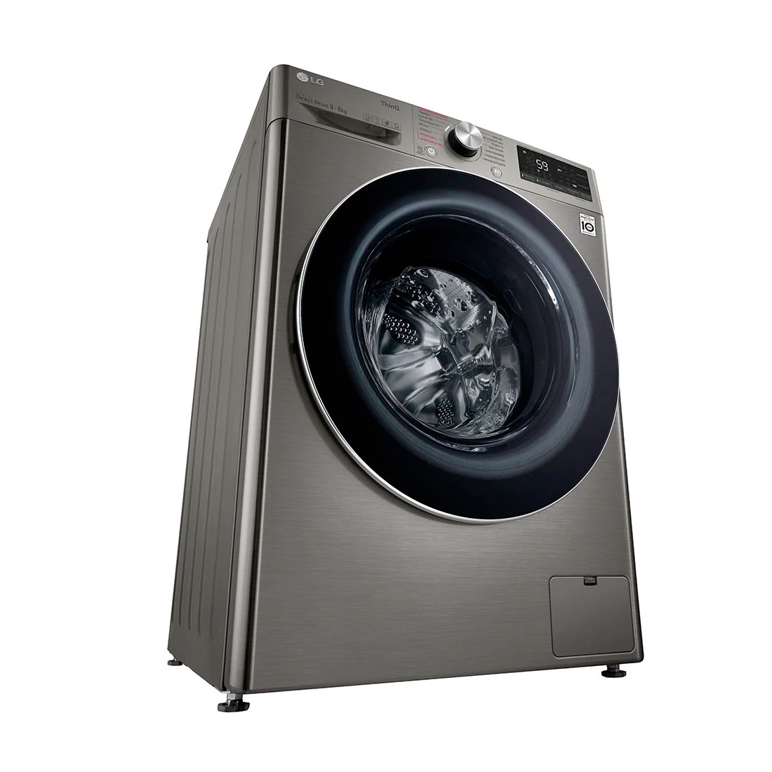 Lavadora Secadora LG F4DV7009S2S, 9+6 Kg, 1400 rpm, Clase E, Inox, Lavadoras - secadoras