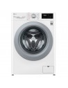 Lavadora Libre Instalación - LG F4WV301S4WA, 10,5 Kg y 1400 RPM, Vapor, Blanco
