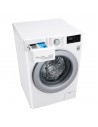 Lavadora Libre Instalación - LG F4WV301S4WA, 10,5 Kg y 1400 RPM, Vapor, Blanco