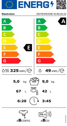 Etiqueta de Eficiencia Energética - EN7W4954OB