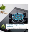 Placa Modular Gas - Bosch PRA3A6B70, 1 zona, Natural, 30 cm