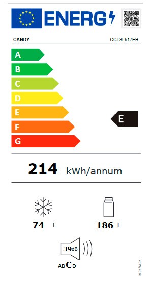 Etiqueta de Eficiencia Energética - 34005032