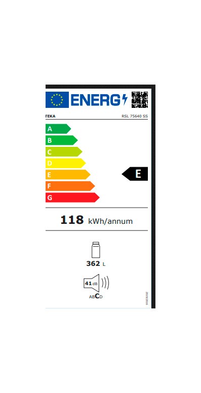 Etiqueta de Eficiencia Energética - 113300005