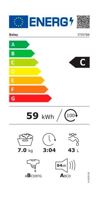 Etiqueta de Eficiencia Energética - 3TI979B