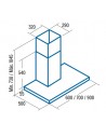 Campana Decorativa - Cata SPLUS 900X, Inox