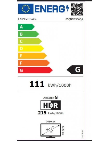 TV Mini LED - LG 65QNED966QA, 65...