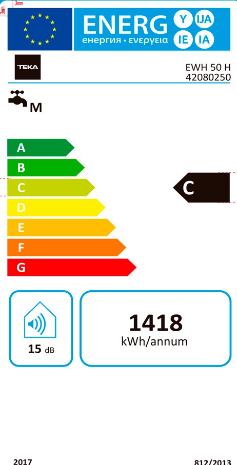 Etiqueta de Eficiencia Energética - 42080250