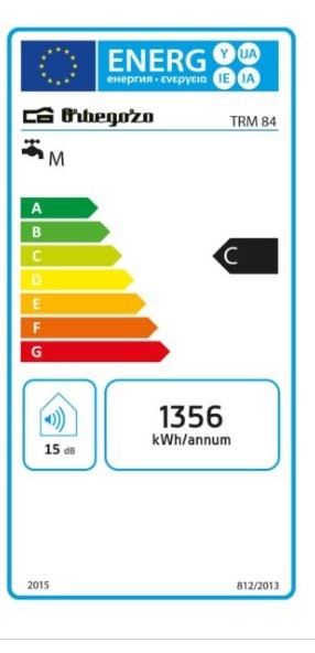 Etiqueta de Eficiencia Energética - TRM84