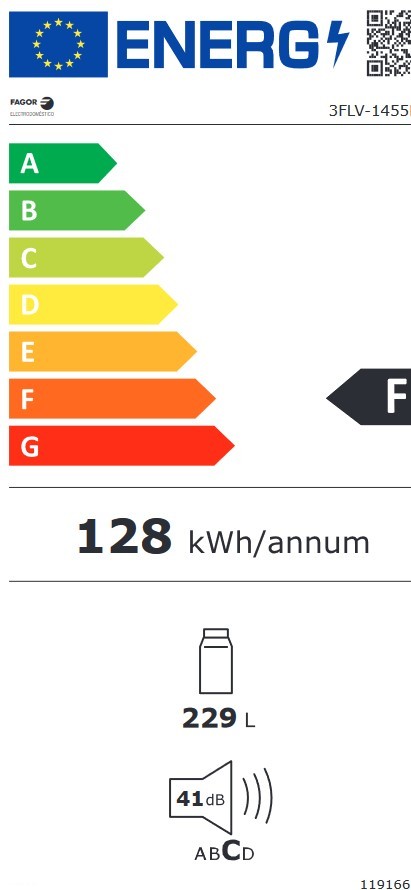 Etiqueta de Eficiencia Energética - 3FLV-1455R
