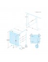 Lavadora Integrable - Edesa  EWF-1480-I, 8kg y 1400rpm, Eficiencia B