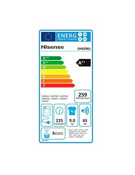 Secadora Condensación - Hisense...