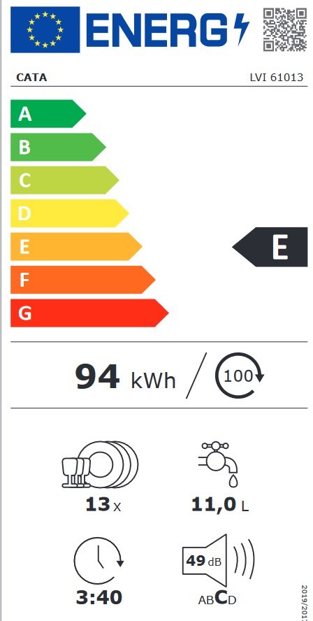Etiqueta de Eficiencia Energética - 7200007